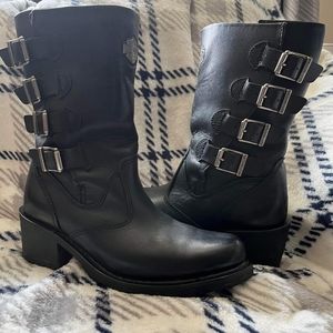 Harley Davidson vintage riding boots